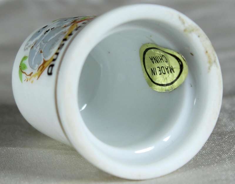Bone China thimble - Australia