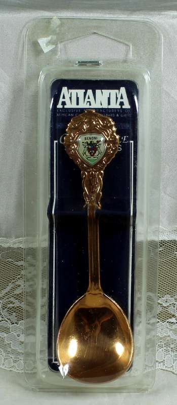 Souvenir spoon - Benoni - Copper - New in card