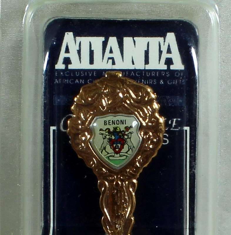 Souvenir spoon - Benoni - Copper - New in card