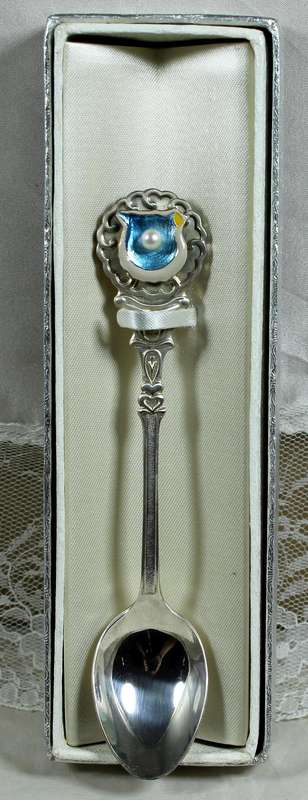 Souvenir spoon - Mikimoto - Pearl Island - EPNS