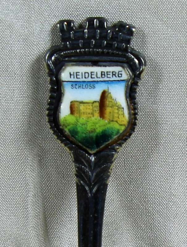 Souvenir spoon - Heidelberg Schloss