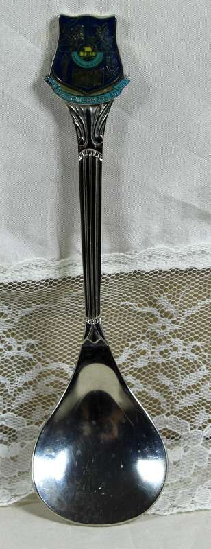 Souvenir spoon - Wees getrou, werk en bou