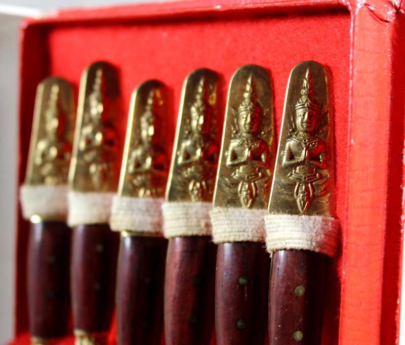 Samran(Thailand) - Cake fork and spoon set