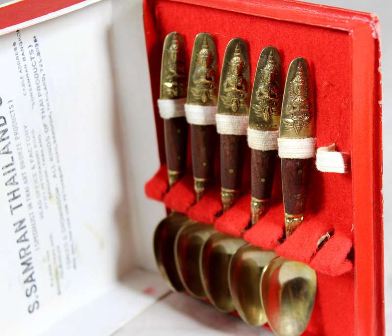Samran(Thailand) - Cake fork and spoon set
