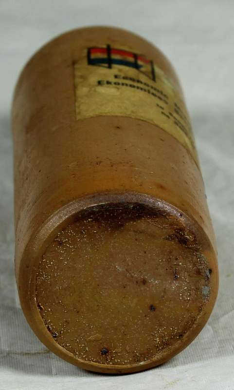 Netherlands economic mission to South Africa pottery bottle