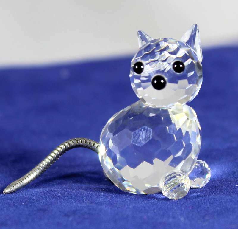 Swarovski crystal - Miniature cat