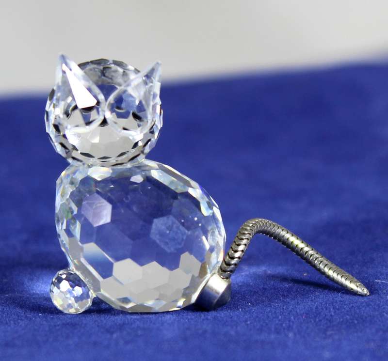 Swarovski crystal - Miniature cat