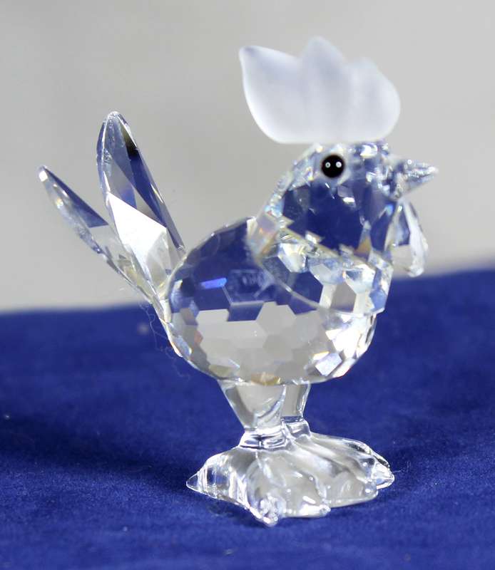 Swarovski crystal - Miniature rooster