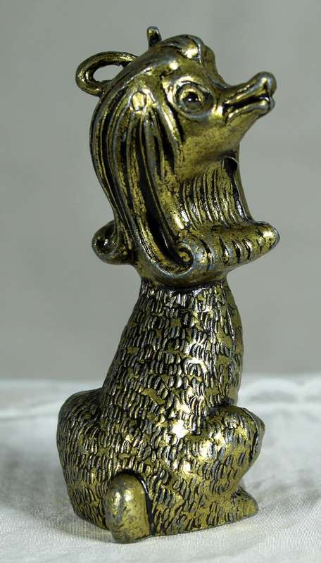 MOD BEP ( Italy) brass plated poodle