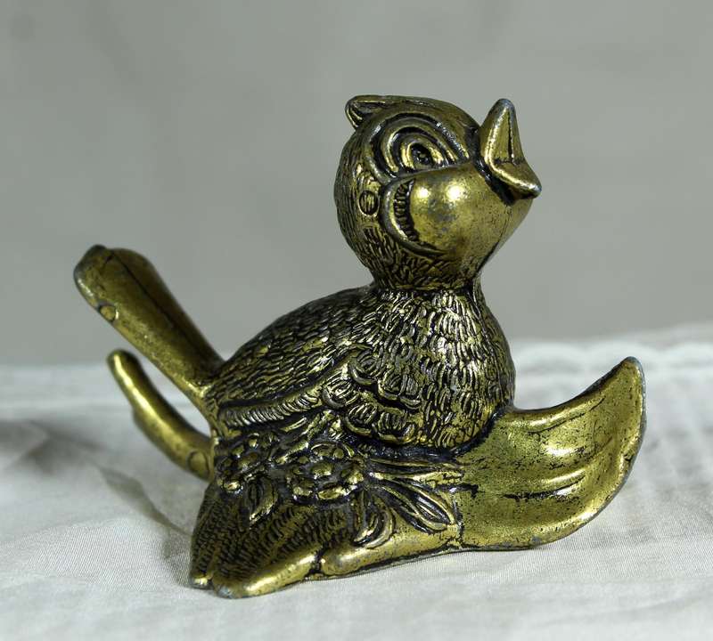 MOD BEP ( Italy) brass plated chirping bird