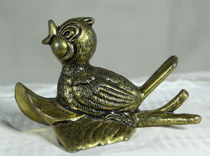 MOD BEP ( Italy) brass plated chirping bird
