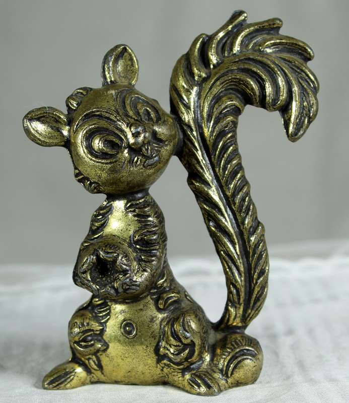 MOD BEP ( Italy) brass plated squirrel