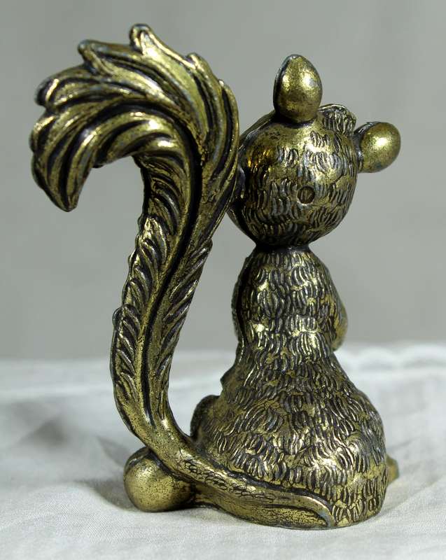 MOD BEP ( Italy) brass plated squirrel