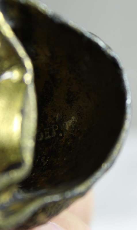 MOD BEP ( Italy) brass plated mouse with flowers