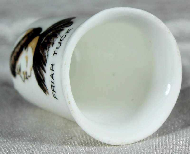 Bone China thimble - Friar Tuck