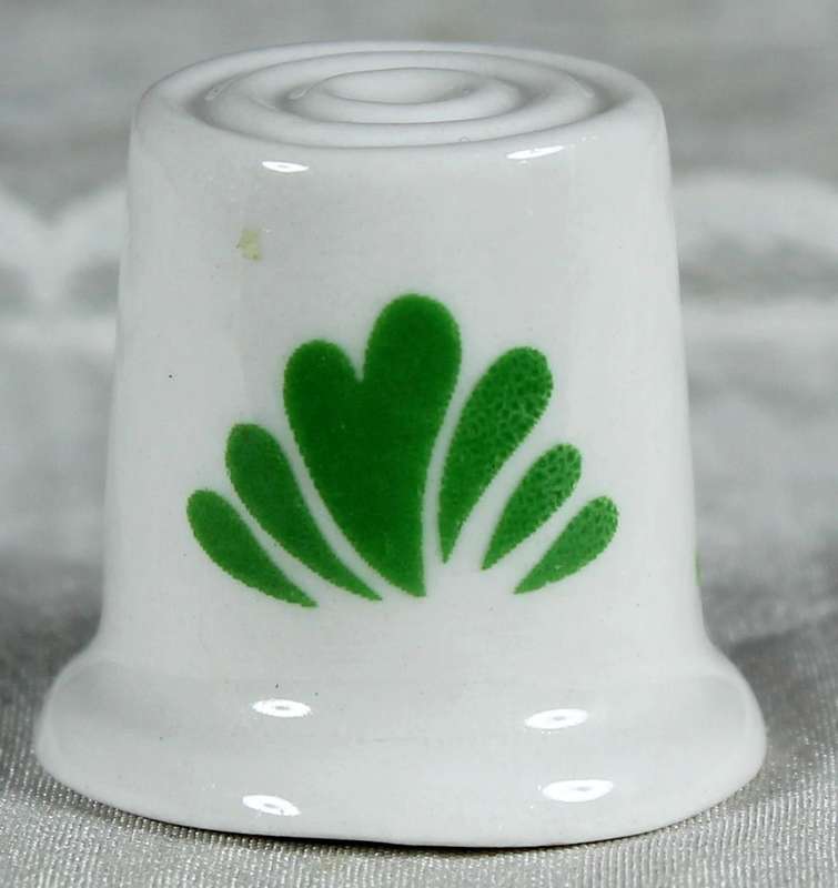 Bone China thimble - water windmill