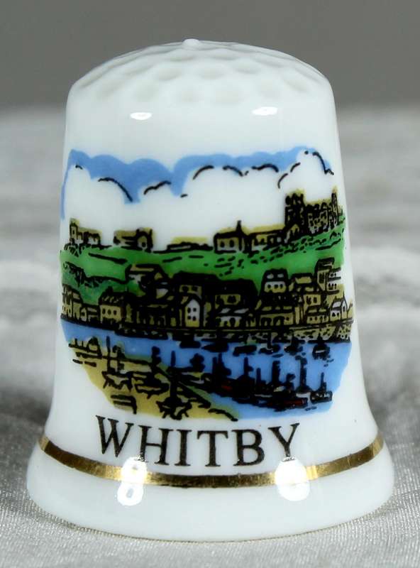 Bone China thimble - Whitby