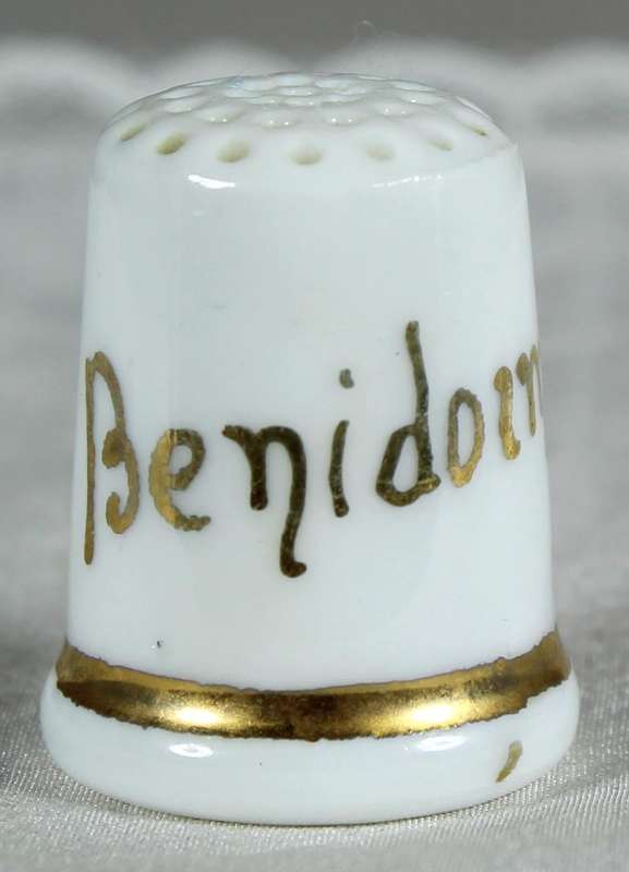 Bone China thimble - Benidoim