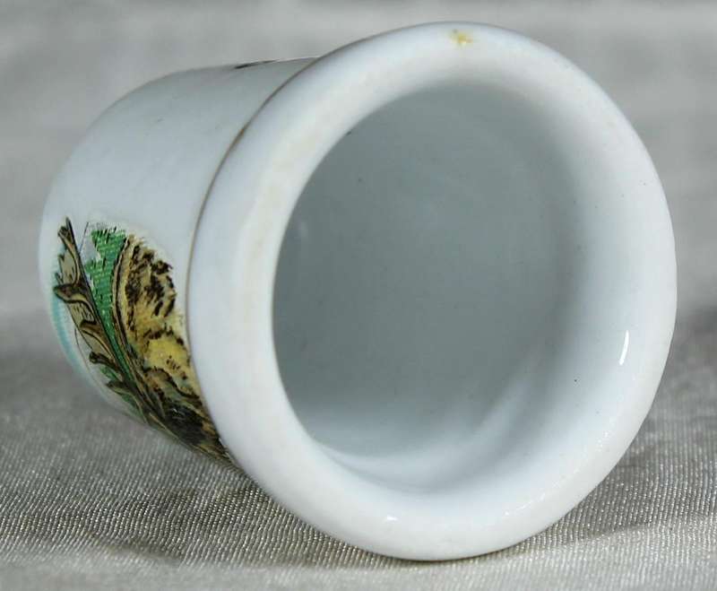 Bone China thimble - Gander NFLD