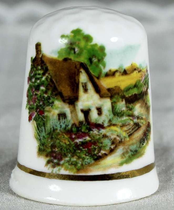 Bone China thimble - Looe