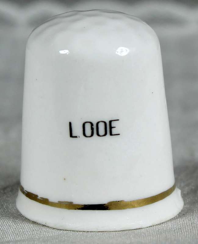 Bone China thimble - Looe