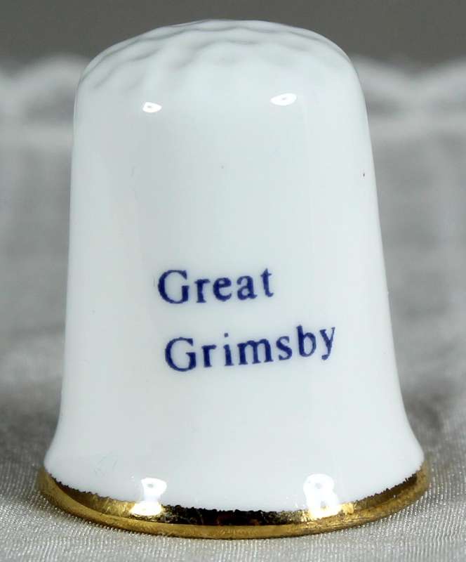 Bone China thimble - Great Grimsby