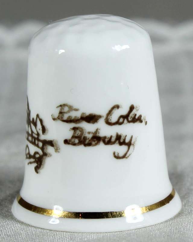Bone China thimble - Bibury