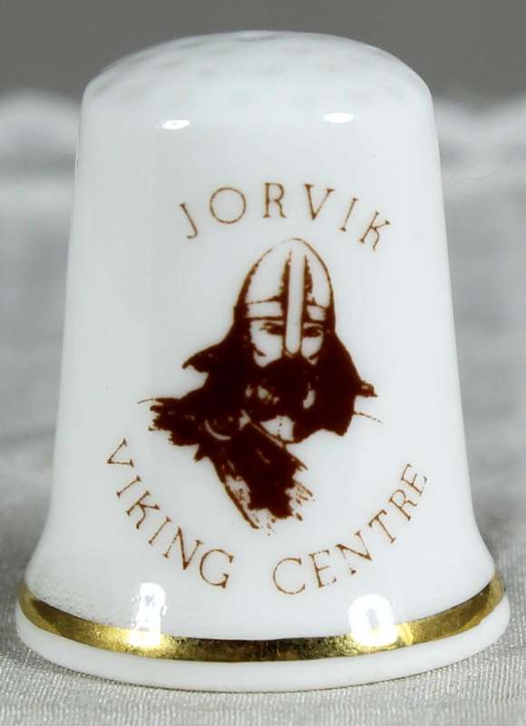 Bone China thimble - Jorvic Viking centre