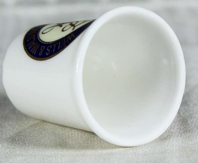 Bone China thimble - Well's & Walsingham light railway