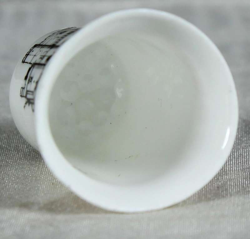 Bone China thimble - Battle Abbey