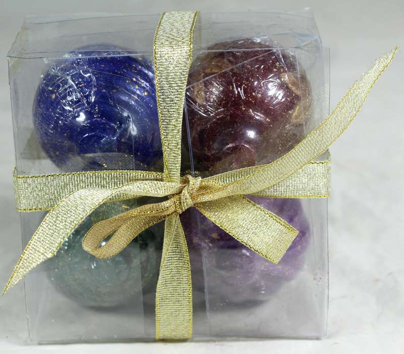 Set of 4 festival candles