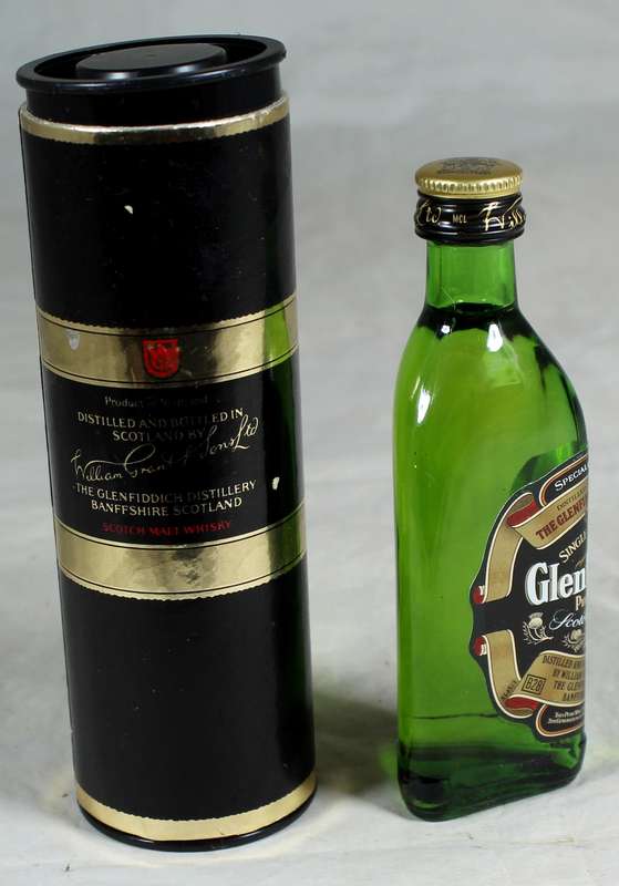 Mini liquor bottle - Glenfiddich whisky