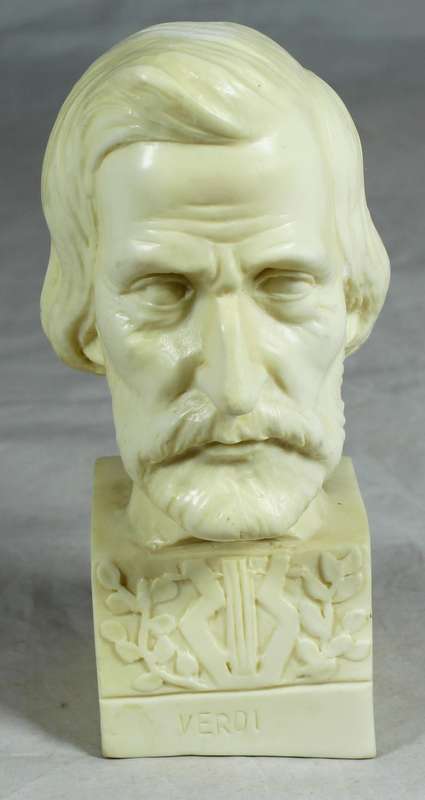Resin cast - made in Italy - Verdi bust
