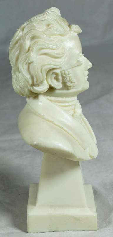 Resin cast - made in Italy - Franz Schubert bust