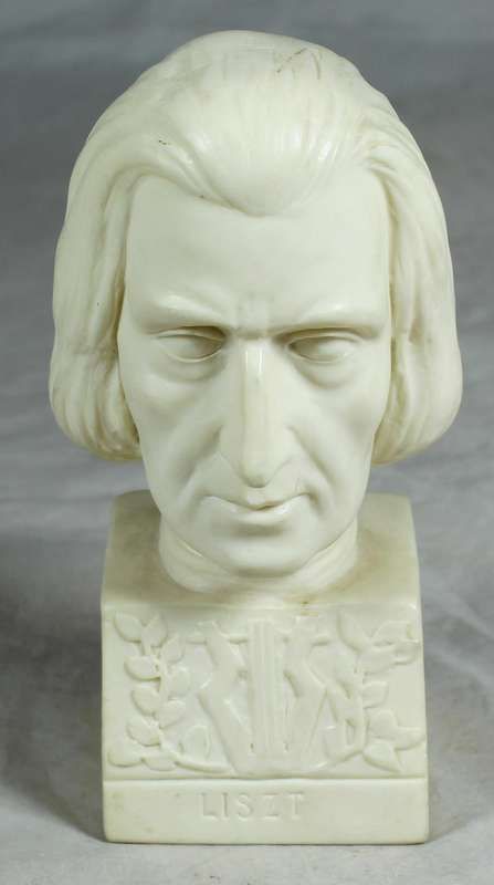 Resin cast - made in Italy - Liszt bust