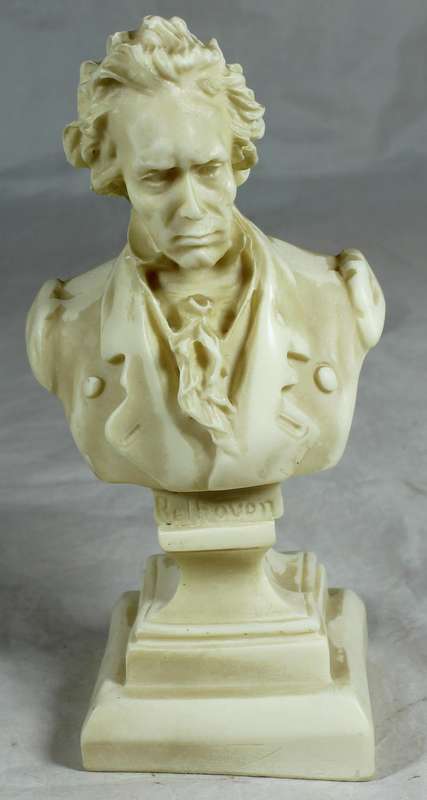 Resin cast - made in Italy - Beethoven bust