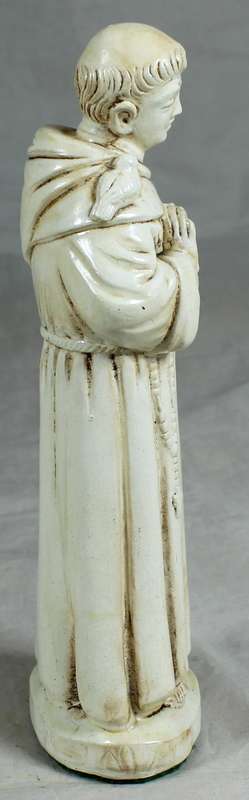 Resin cast - made in Italy - St. Francis bust