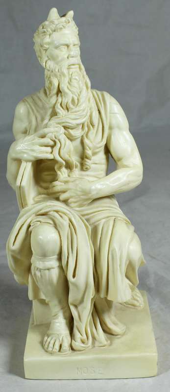 Resin cast - made in Italy - Moses by Michelangelo
