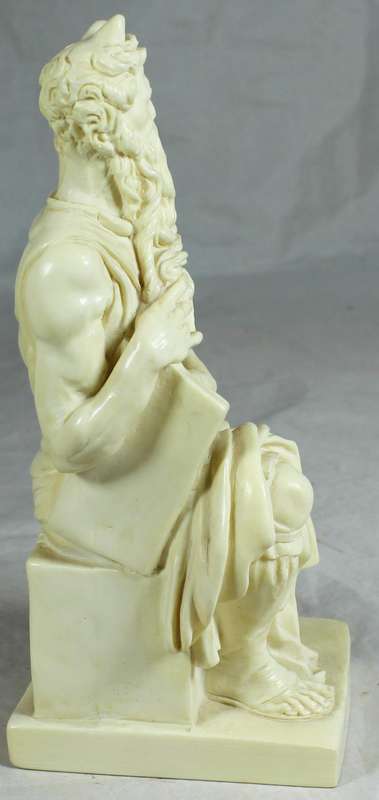 Resin cast - made in Italy - Moses by Michelangelo