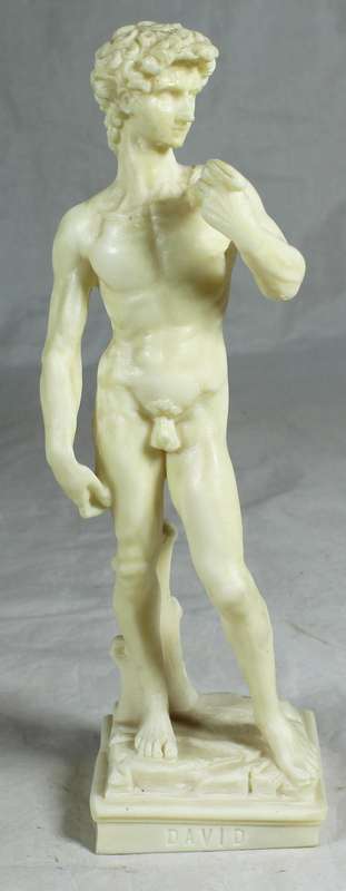 Resin cast - made in Italy - David statue by Michelangelo