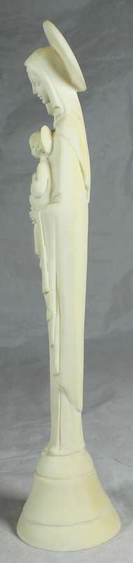 Resin cast - made in Italy - Virgin Mary and baby Jesus