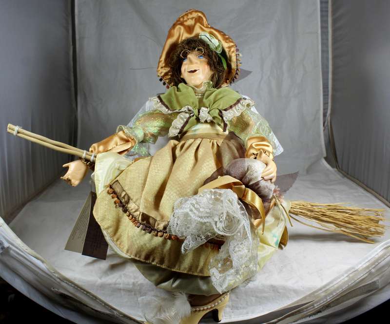Kasma witch on a broom
