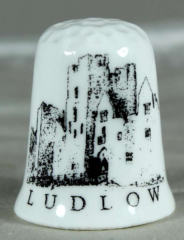Bone China thimble - Ludlow