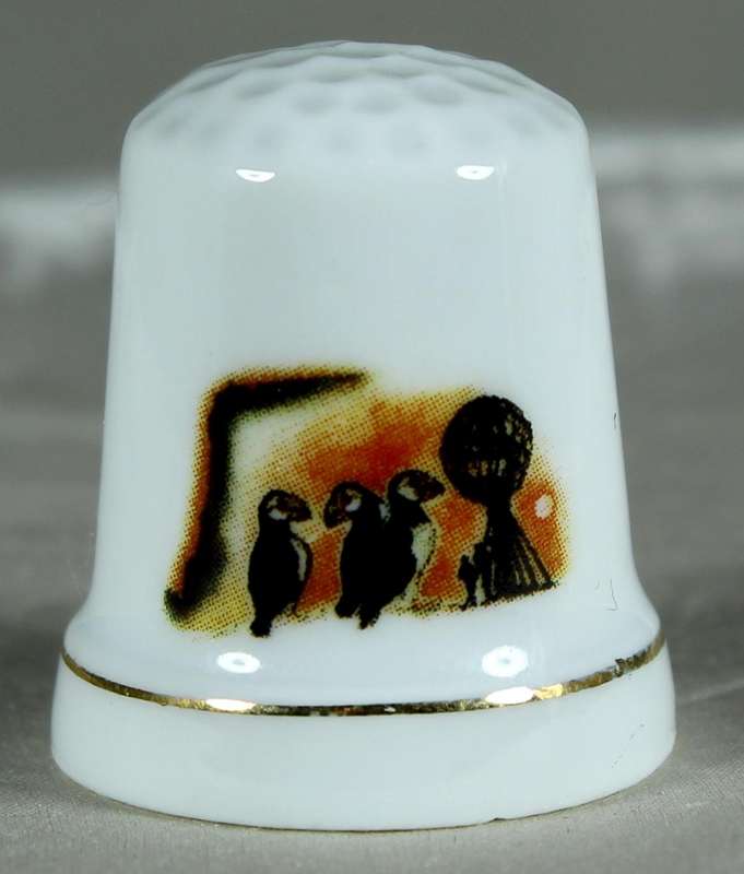 Bone China thimble - Nordkapp