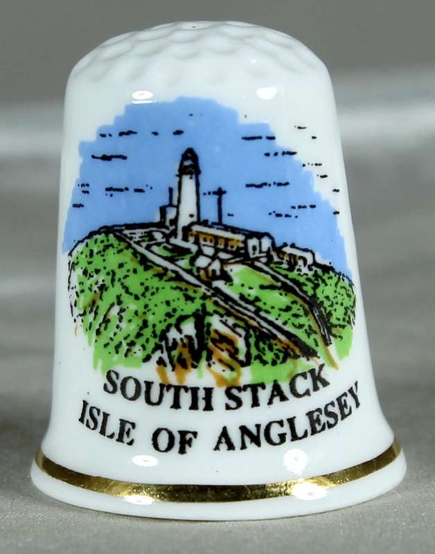 Bone China thimble - South Stack - Isle of Anglesey