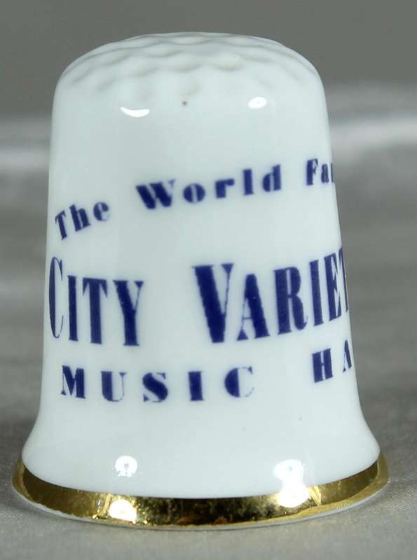 Bone China thimble - city varieties music hall