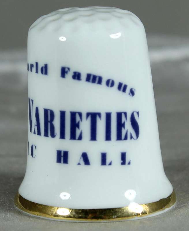 Bone China thimble - city varieties music hall