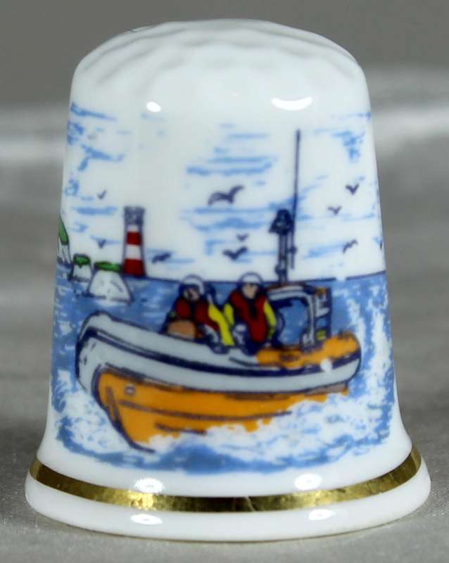 Bone China thimble - Royal lifeboat institution