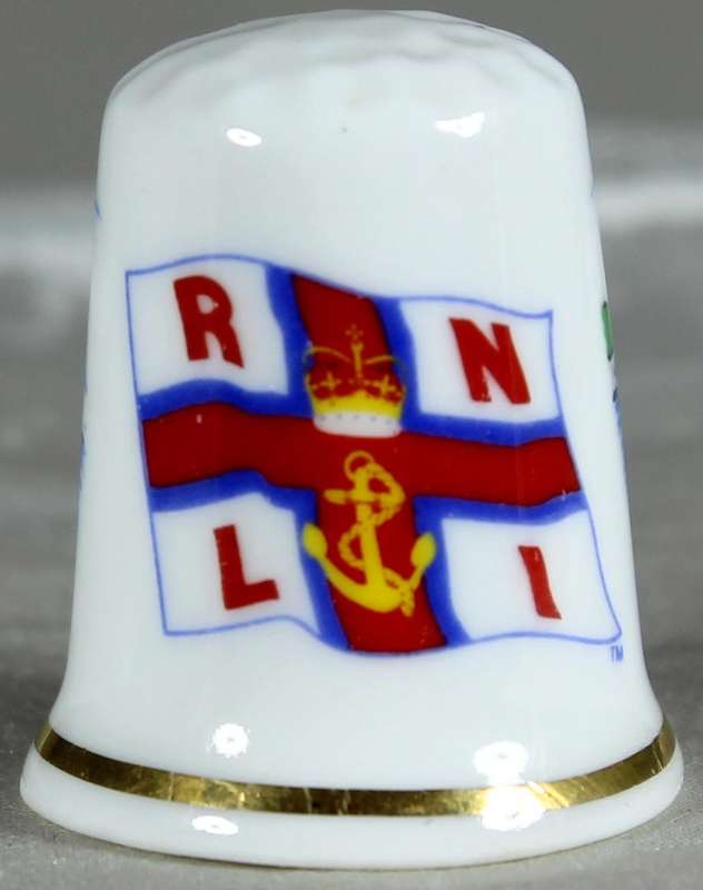 Bone China thimble - Royal lifeboat institution