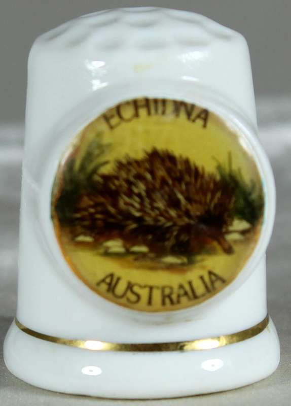 Bone China thimble - Echidna Australia